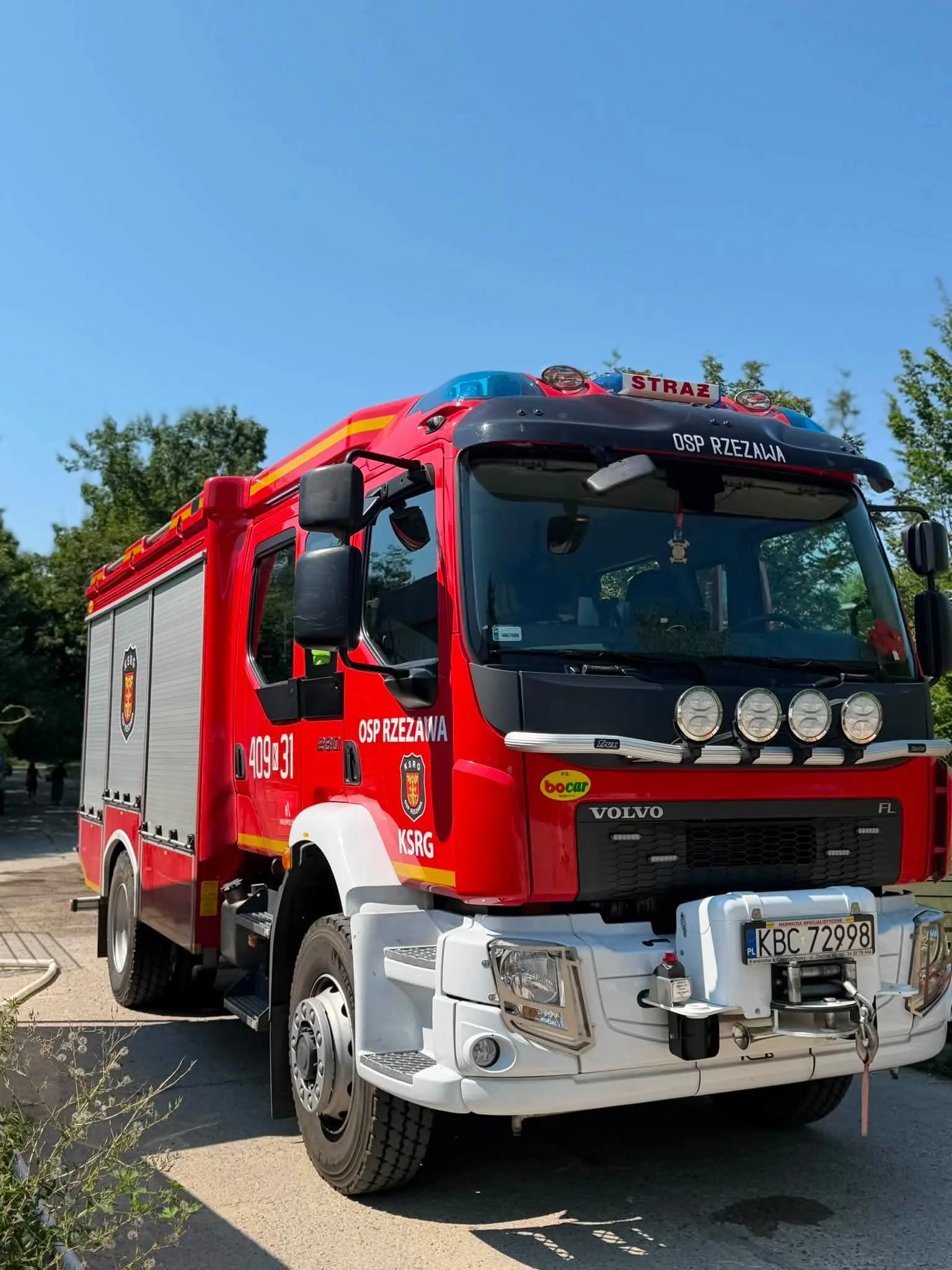 Zdjęcie do wpisu: 🚒💦 Wielkie podziękowania dla OSP KSRG Rzezawa! ❤️🐾